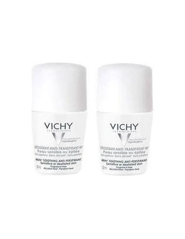 Vichy Deodorant Soothing Anti-Perspirant Sensitive Skin 48H Roll On 50ml Offer