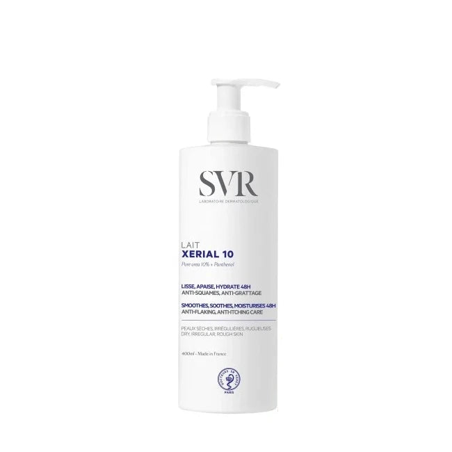 SVR Lait Xerial 10 Pure Urea 10% + Panthenol 400 ml