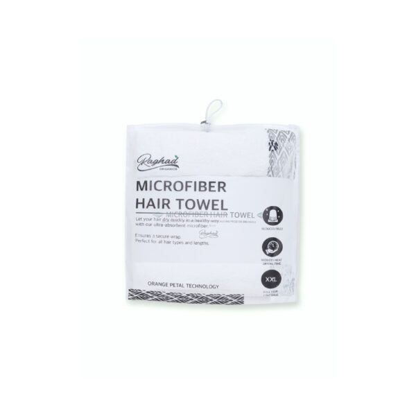 Raghad Organics Orange Petal Hair Towel