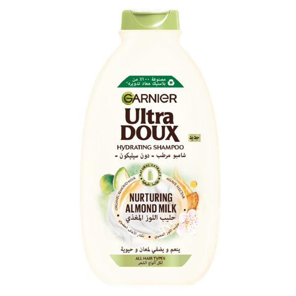 Garnier Ultra Doux Almond Milk And Agave Nectar Shampoo 400ml