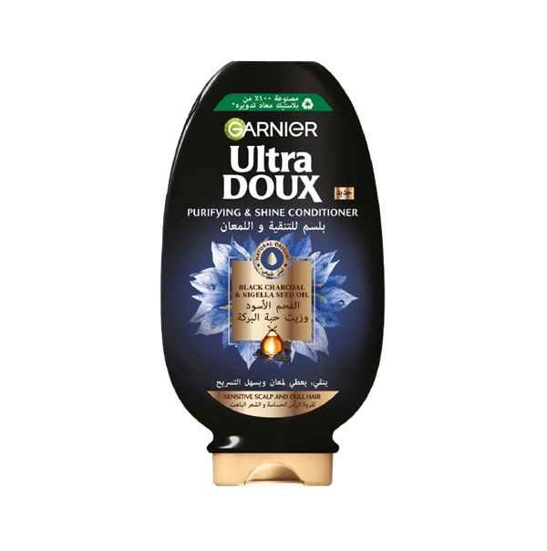 Garnier Ultra Doux Black Charcoal & Nigella Seed Oil Conditioner 360ml