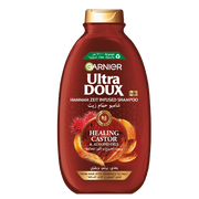 Garnier Ultra Doux Healing Castor & Almond Oils Weak Hair With Tendency To Fall Shampoo 400ml