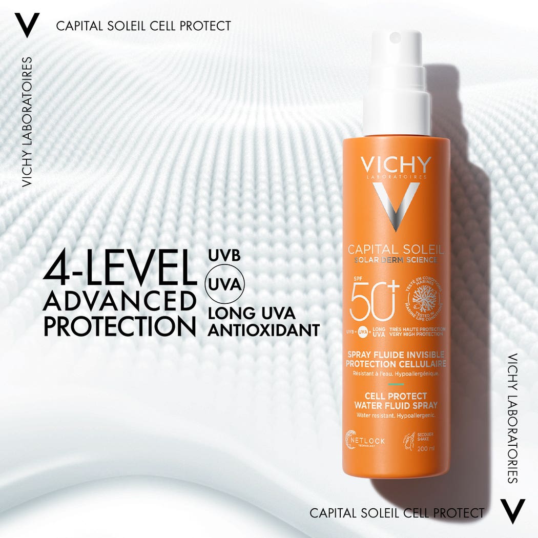 Vichy Capital Soleil Fluid Invisible Protection SPF 50 Spray 200ml