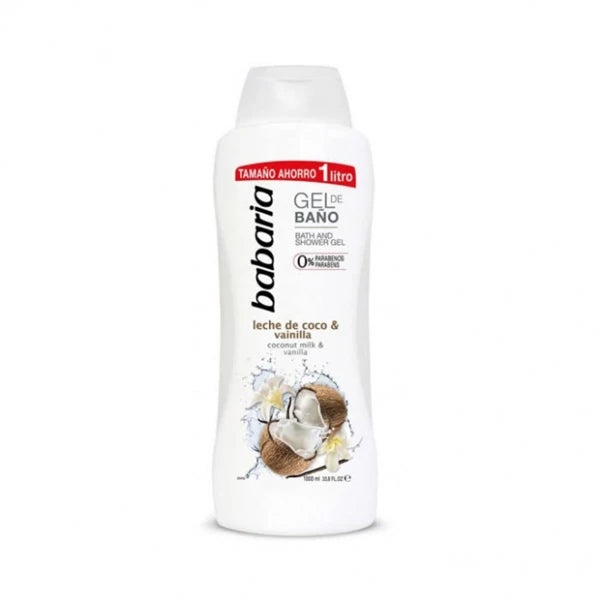 Babaria Coconut & Vanilla Bath & Shower Gel 1000ml